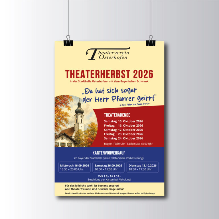 Plakat Theaterverein Osterhofen